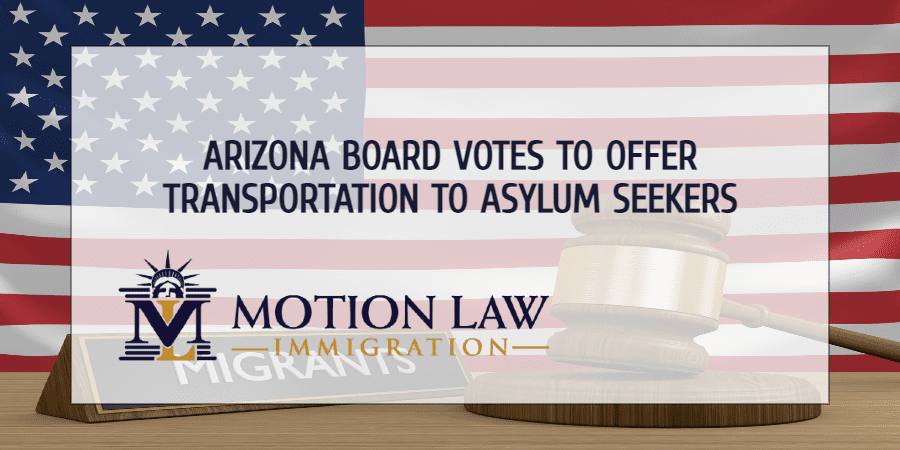 Pima County Board of Supervisors vote to transport asylum seekers