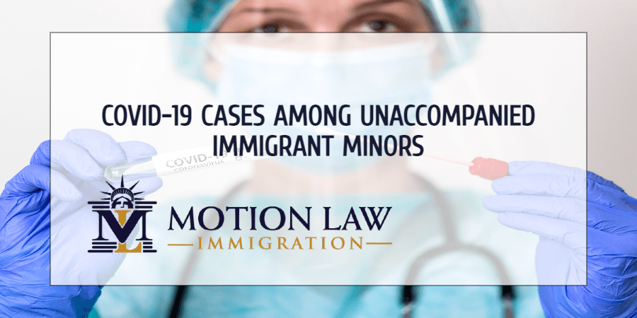 The number of COVID-19 cases among unaccompanied immigrant children increases
