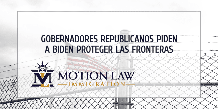 Gobernadores Republicanos piden a Biden retomar la construcción del muro fronterizo