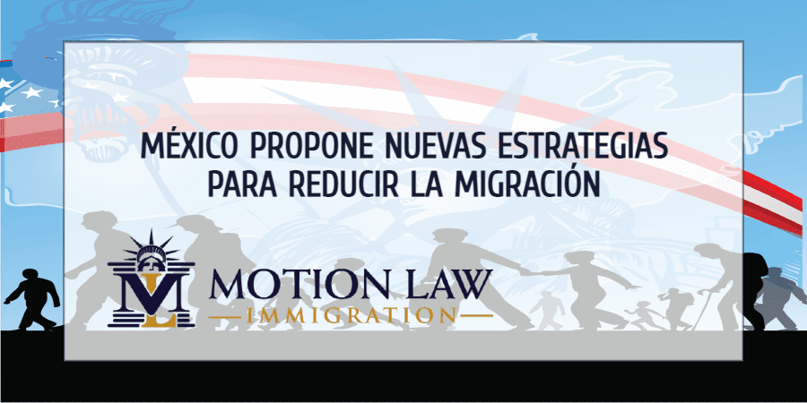 Presidente Mexicano propone proyectos para frenar la migración irregular