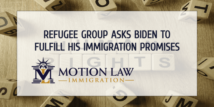 Refugee group urges Biden to remove Trump's immigration policies