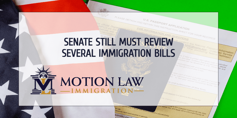 Senate must review immigration bills recently passed by the House