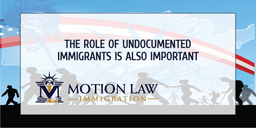 The contribution of undocumented immigrants must also be seen