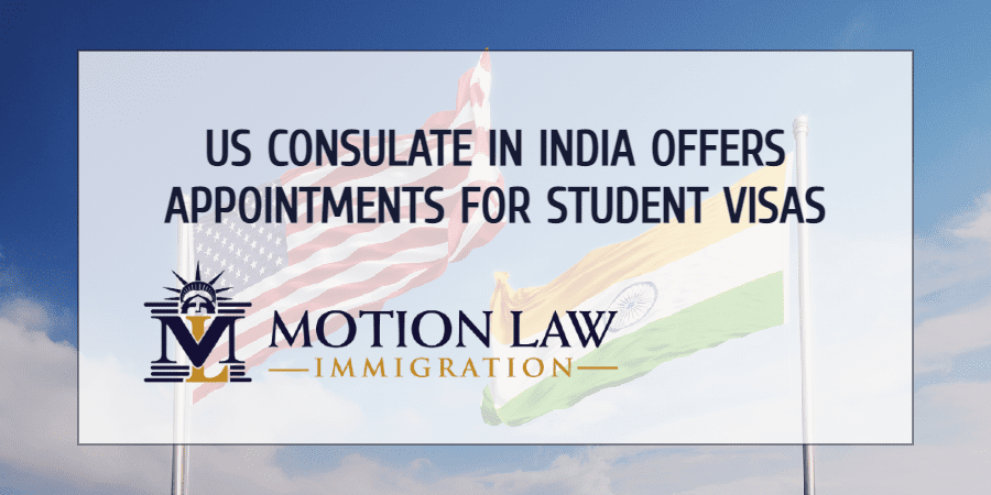 The US Consulate in Chennai offers student visas