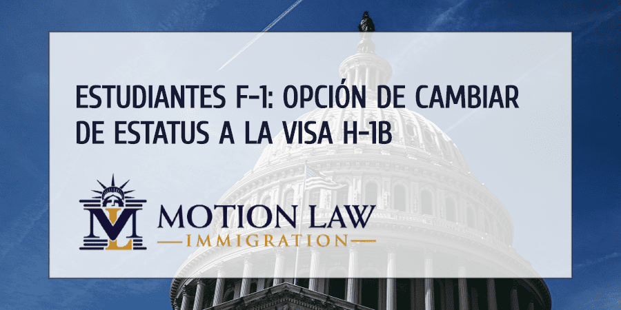 Opción para que los estudiantes permanezcan en los EE. UU. Con la visa H-1B