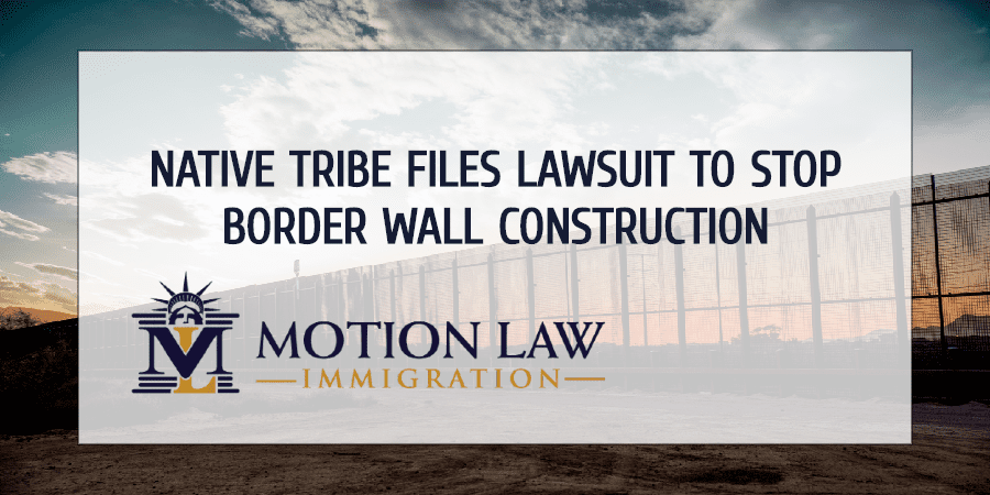 Trump's border wall is going through native tribe's territory