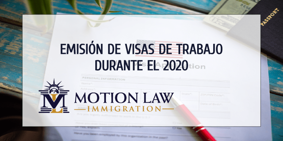 Cifras de Visas de Trabajo - 2020