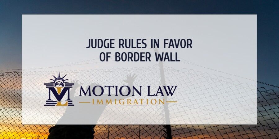 Judge upholds environmental lawsuit over border wall