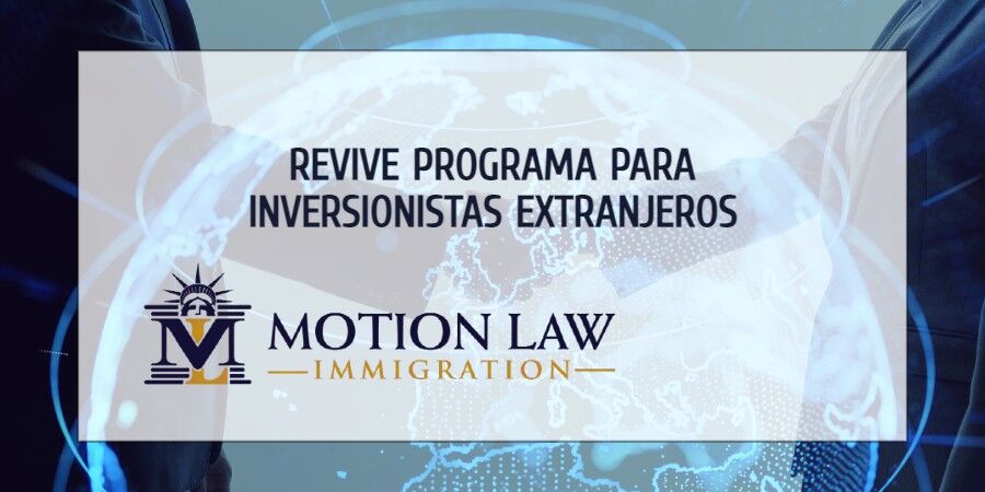 El congreso habilita la visa EB-5 nuevamente