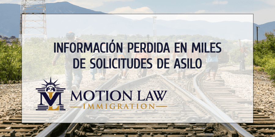 Información faltante en más de 1 millón de solicitudes de inmigración