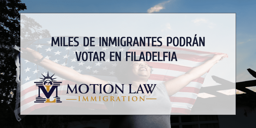 2,200 inmigrantes podrán votar en Filadelfia por ceremonias de naturalización expedidas rápidamente