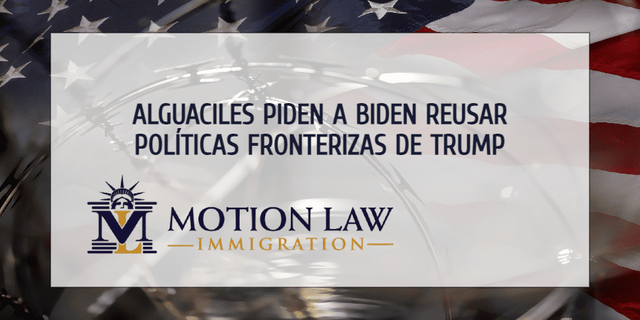 Coalición de alguaciles piden a Biden implementar políticas fronterizas más estrictas