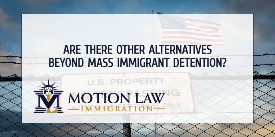 Are there other ways to process immigrants apart from mass detention?