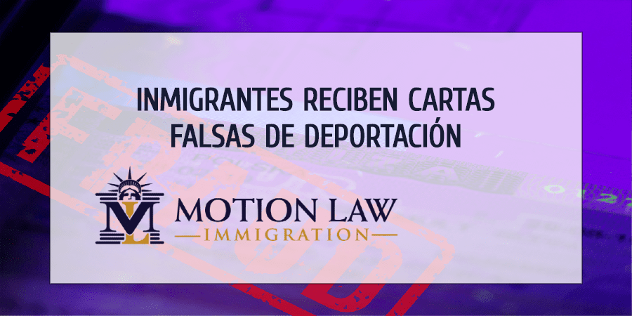 Residentes de Massachussetts reciben avisos de deportación falsos