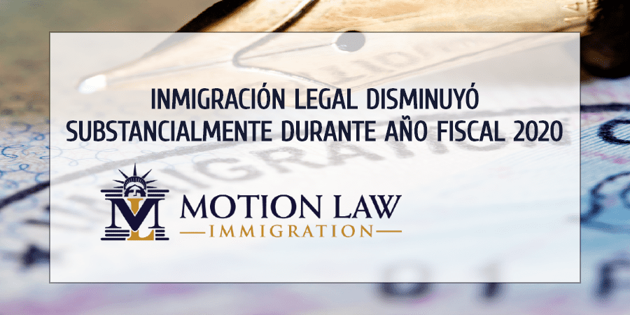 Inmigración ilegal disminuyó casi 92% durante año fiscal 2020