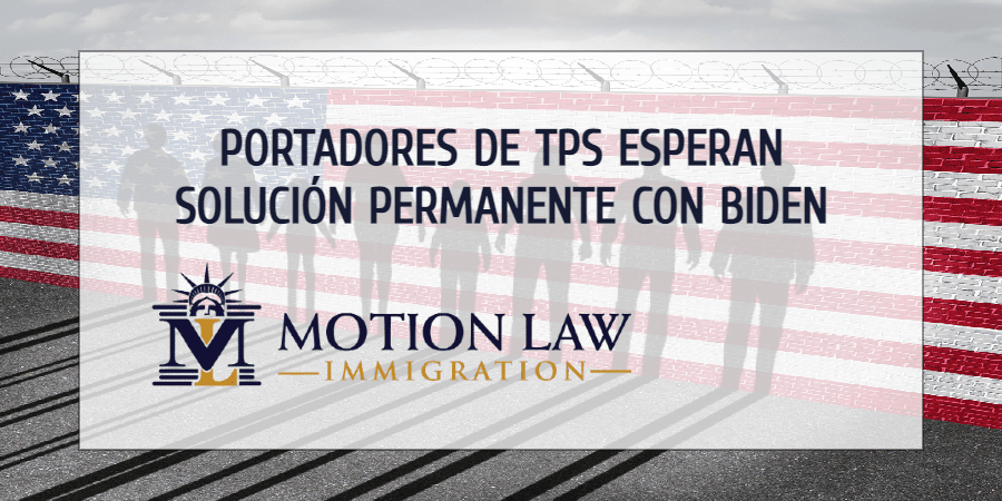 Portadores de TPS esperan un nuevo comienzo con Biden