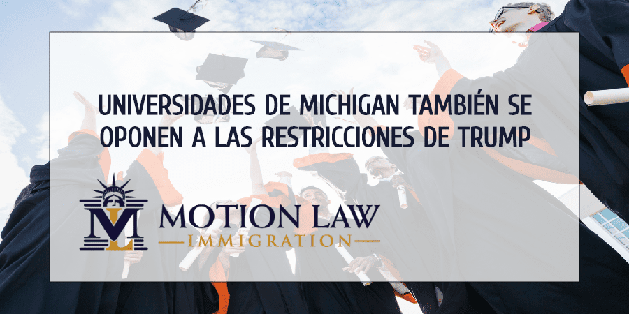 Michigan apoya la demanda judicial en contra de Trump