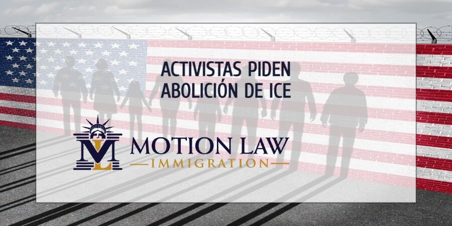 Activistas piden a Biden eliminar a ICE