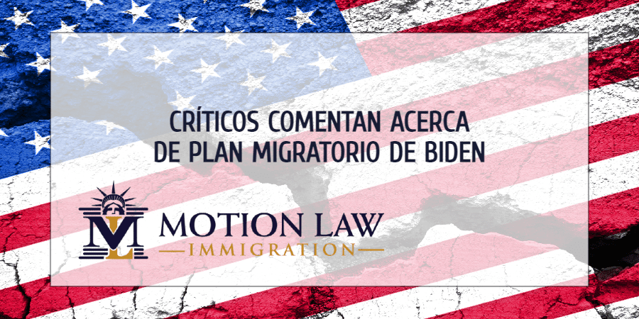 Expertos critican el nuevo plan migratorio de Biden