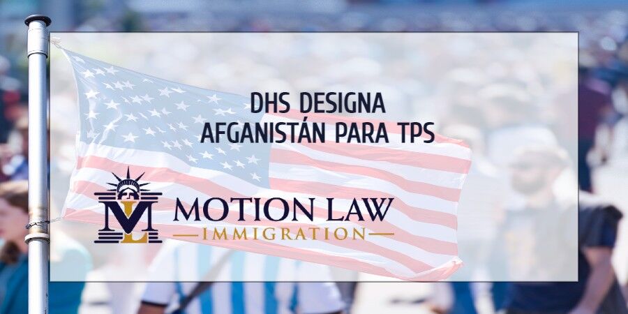 DHS concede TPS a afganos refugiados