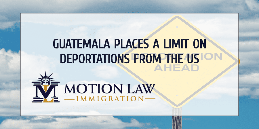 Guatemala will receive only two deportation flights from the US per week