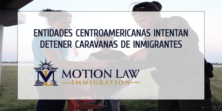 Autoridades centroamericanas detienen caravanas de migrantes