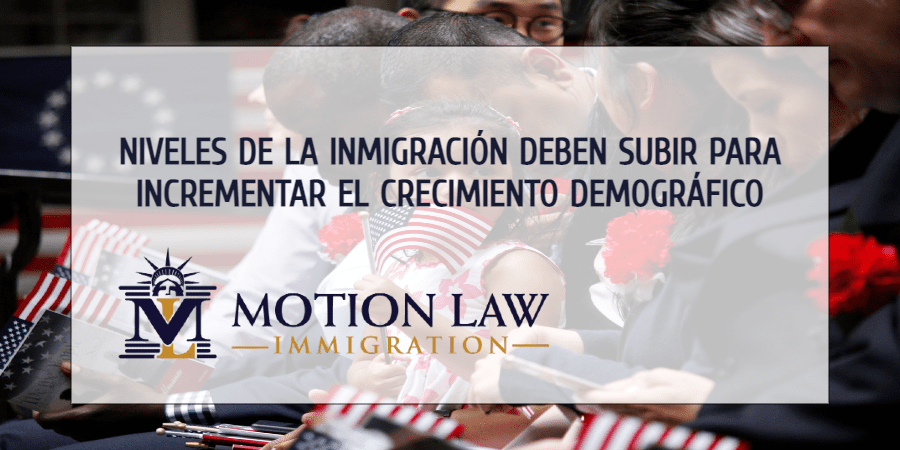 ¿Cuánto debería crecer la inmigración para equilibrar los resultados del censo?