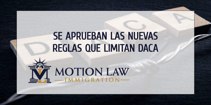 El diputado adjunto del USCIS aprueba reglas que limitan DACA