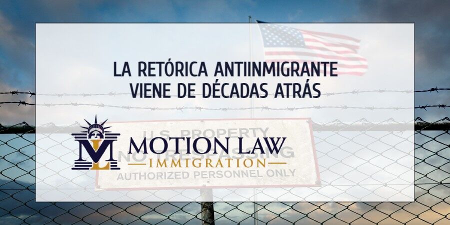 La retórica antiinmigrante a través de la historia