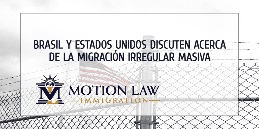 Estados Unidos y Brasil planean estrategias para reducir la migración irregular