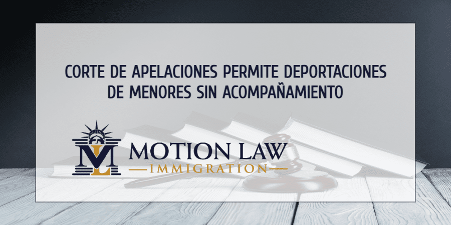 Corte de apelaciones reanuda las deportaciones de menores de edad sin acompañamiento