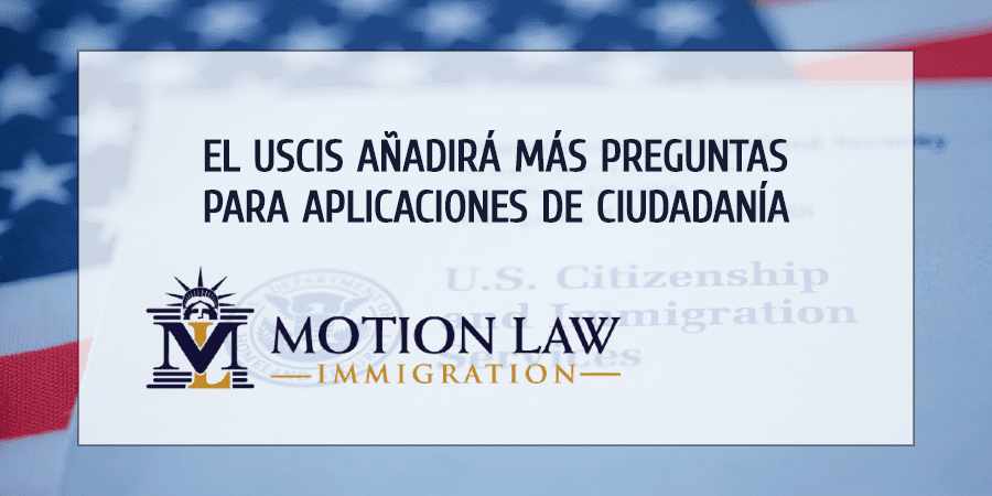 El USCIS aumenta la dificultad de la prueba de naturalización