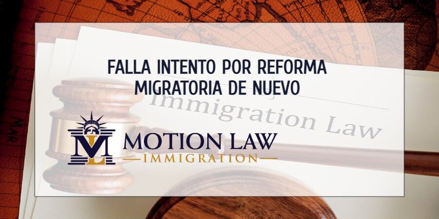 Falla el intento más reciente de la reforma migratoria