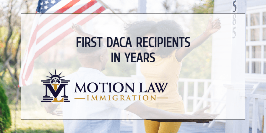 The USCIS approves first DACA applications in years