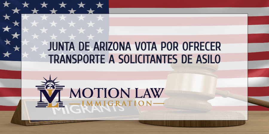 Junta de Supervisores del Condado de Pima votan para transportar a solicitantes de asilo