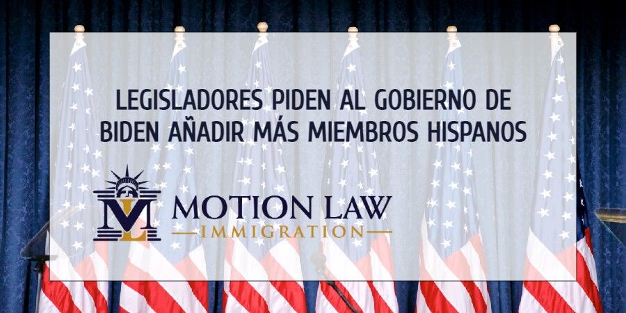 Caucus Hispano del Congreso pide a Biden añadir más hispanos a su gabinete