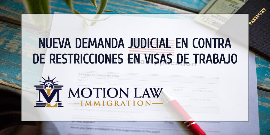 Varias entidades presentan demanda judicial contra restricciones a trabajadores extranjeros