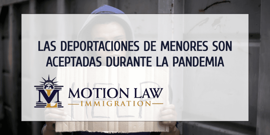 Deportaciones de menores continúan en medio de la pandemia