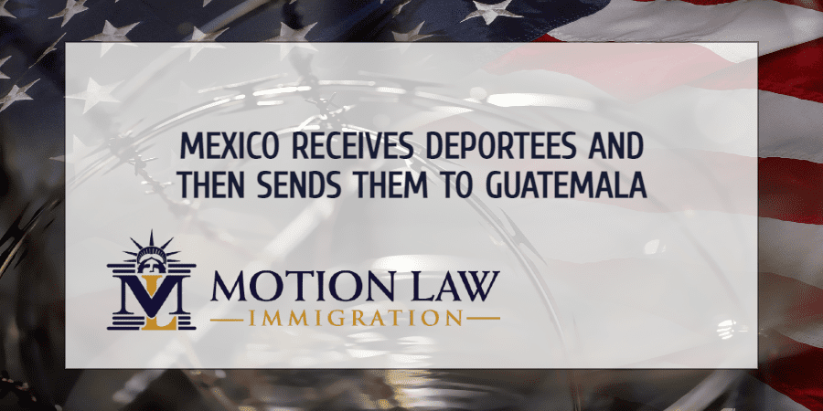 Mexico is sending migrants to Guatemala
